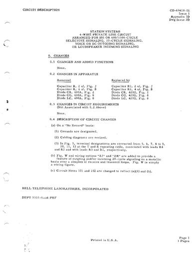 SD-69410-01-4-Wire PrivateLineCircuit Bc