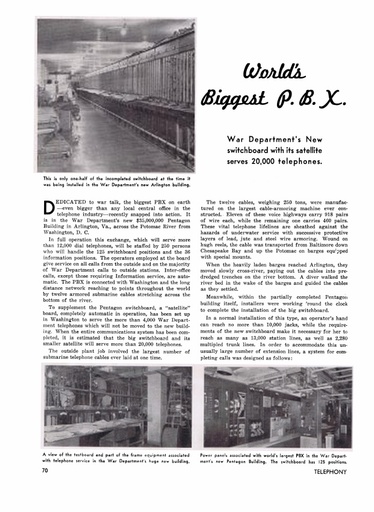 42 - Pentagon PBX ~ 1942