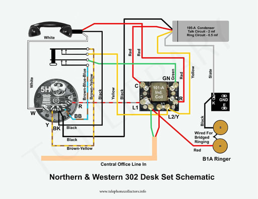 NE WE 302 Desk Set Wiring tci ocr