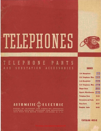 AE Catalog 4055-D Jul44 - Telephones