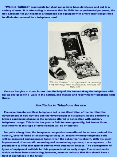 52 Summer BTM - Bell System Prototypes