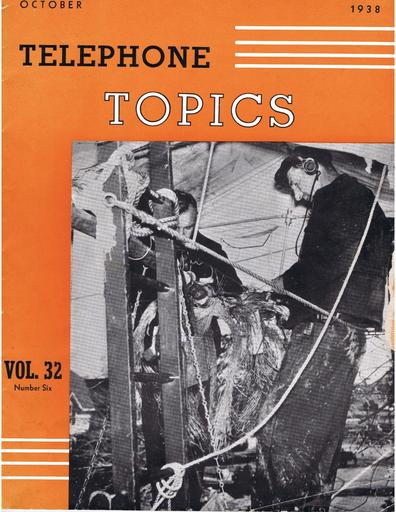 38 - New England Telephone Topics, Oct 1938 - Hurricane part 1 0f 5 [LARGE FILE]