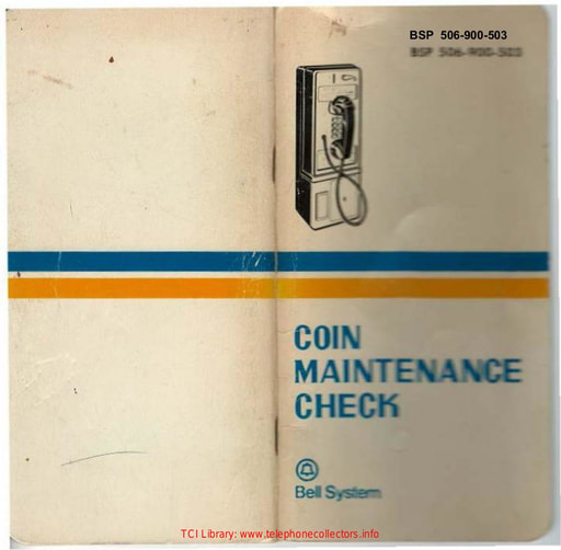 506-900-503 i1 Nov70 - Coin Maint Check Handbook