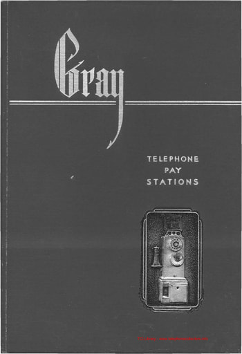 1935 Gray Telephone Pay Stations Catalog ocr tci CH