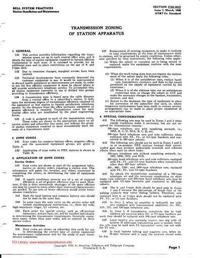 C30.002 i7 Mar56 - Transmission Zoning