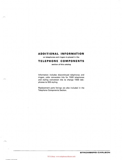 SC Catalog 1967 - 4 - Equipment Catalog - Parts Price List 3-1-67