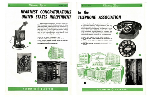 A.E. USTIA 50th Anniversary Ad