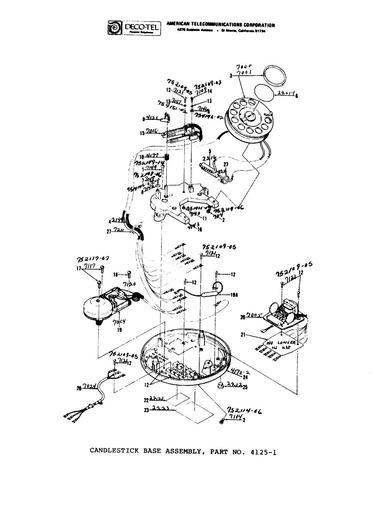 Candlestick AA4100base Tl
