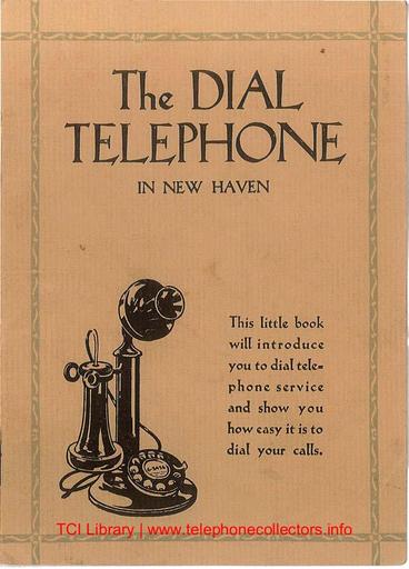 The Dial Telephone in New Haven, JMRW Dial, March 1930