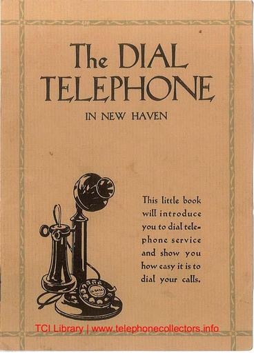 30 - The Dial Telephone in New Haven, JMRW Dial, March 1930