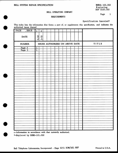 BSRS 102.002 i2 Mar72 - BOC Requirements (missing pp 2-3)
