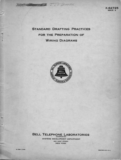 1936 - Standard Drafting Practices X-62725 i6 May36